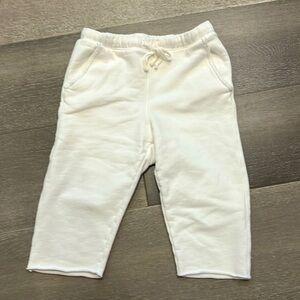 Frank and Eileen tee lab cropped terry sweat pants